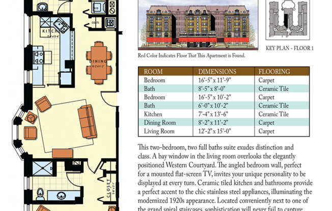 2 beds, 2 baths, 1,541 sqft, $2,375