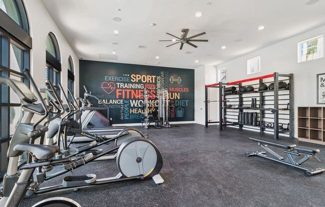 state of the art gym at Arrive Temecula