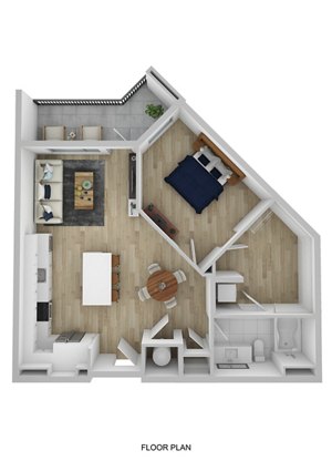 1 bed, 1 bath, 781 sqft, $2,650