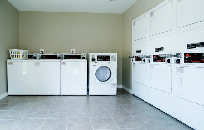 Laundry room at Ventana, Hendersonville, TN 37075.