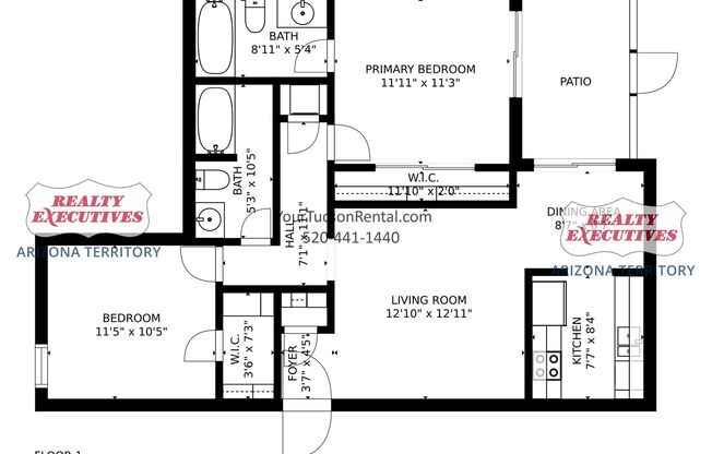 2 beds, 2 baths, 866 sqft, $1,195, Unit F115