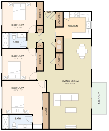 3 beds, 2 baths, 1,420 sqft, $5,195