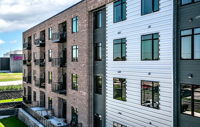 Property exterior at The Dalmore Apartments in Omaha, NE