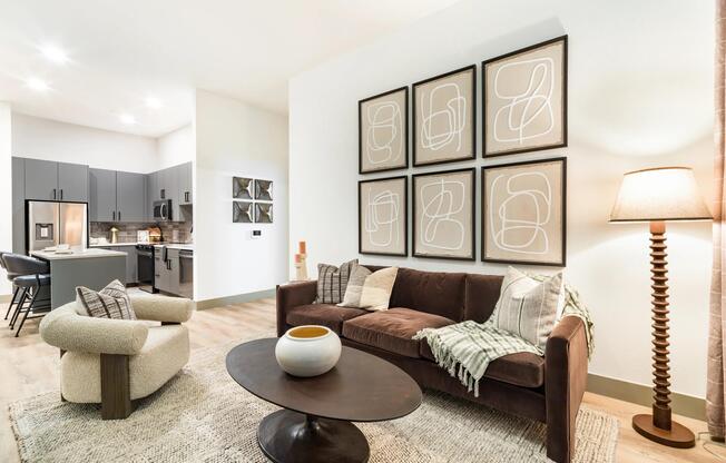 Open layouts, quartz countertops, custom cabinetry, and contemporary finishes create a home that feels as polished as it is practical.