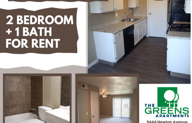 2 beds, 1 bath, 1,008 sqft, $1,155, Unit 9359A