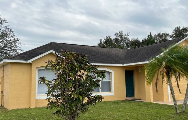 4 Bedroom, 2 Bath Single Family Home at 1060 Dudley Drive, Kissimmee, FL 34758.