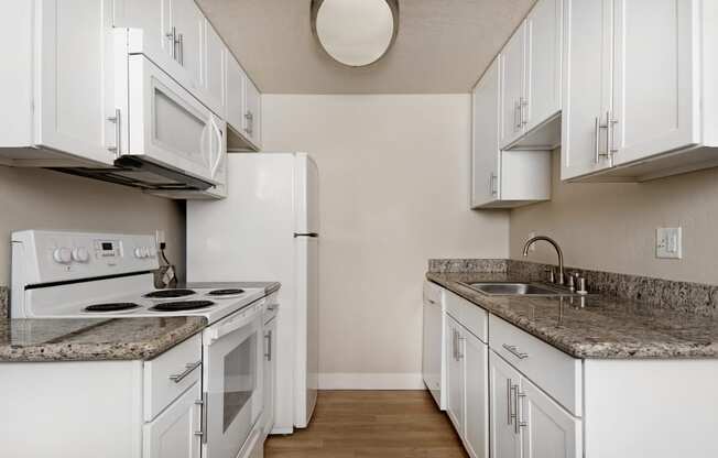 seaport floor plan kitchen at Avenue Two Apartments, Redwood City  , California