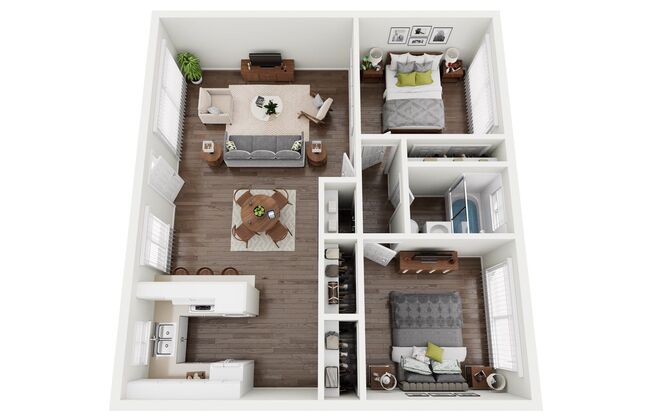 2 beds, 1 bath, 750 sqft, $2,450, Unit # 078