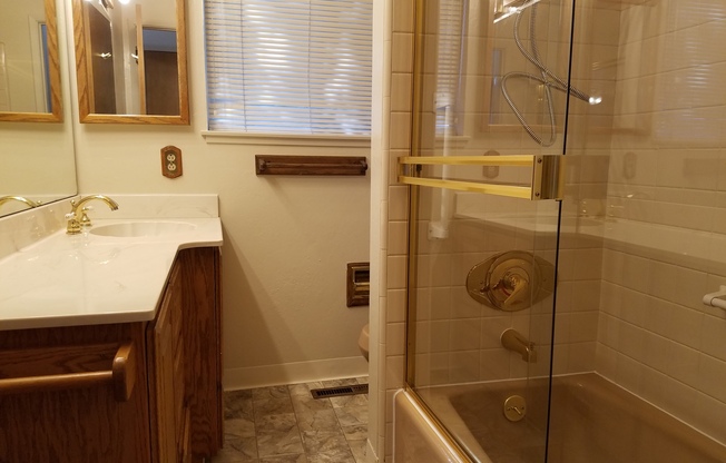 M/I Bonus! Nice Townhouse in Gated Complex, Pool, Refinished Wood Floors, Fresh Paint, Large Patio, Great Location!