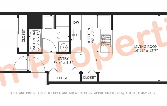 1 bed, 1 bath, $1,825