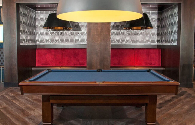 Billiards Table In Game Room at Custom House, St. Paul, 55101