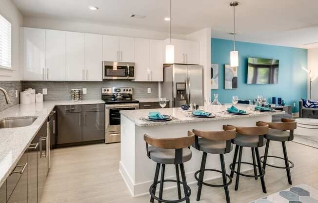 Modern Kitchen at Link Apartments® Grant Park, Atlanta, 30312