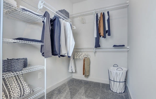 You'll have space for everything with our oversized closets.