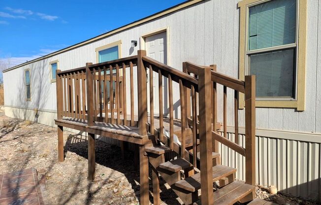 West El Paso 4bed/2bath Refrig A/C Mobile Home!