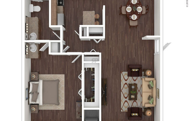 1 bed, 1 bath, 899 sqft, $1,125