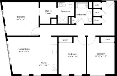 3 beds, 2 baths, 1,190 sqft, $4,180