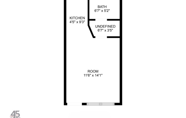 Studio, 1 bath, $725, Unit 09