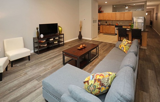 Model Suite at The Residences at 668 - Living Area