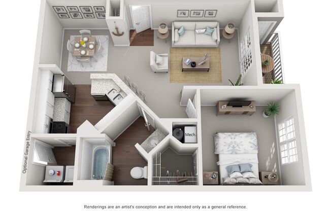 1 bed, 1 bath, 724 sqft, $1,499, Unit 10 - 1006