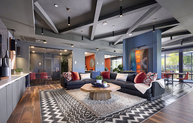 Resident Lounge at Citron Apartment Homes, Riverside