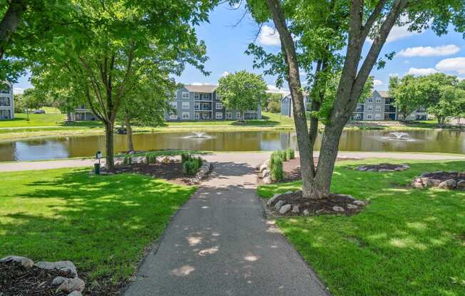 Community Pond with Walking Path