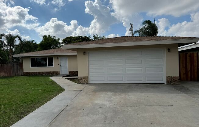 Completely Remodeled Spacious 3 bed/2 bath house Ready to move in.