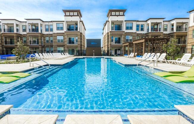 Front Pool View at McKinney Square, McKinney, TX, 75070