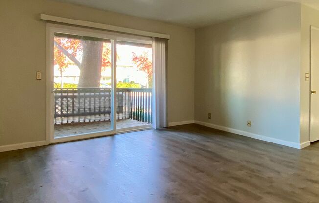 Bright Updated 2 Bedroom 1 Bath Mountain View End-Unit Condo