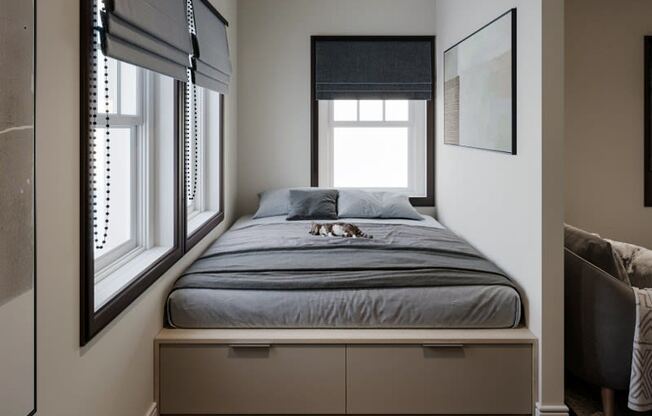 An interior picture of Lotus Cityline Apartments in Downtown Salt Lake City, Utah