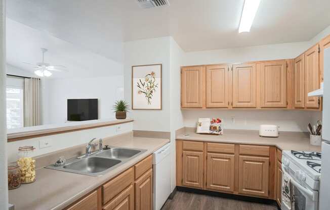 the preserve at ballantyne commons apartment kitchen