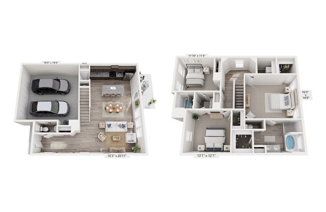 3 beds, 2.5 baths, 1,830 sqft, $2,390