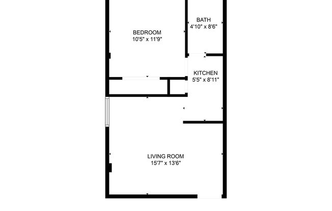 1 bed, 1 bath, 650 sqft, $949, Unit A