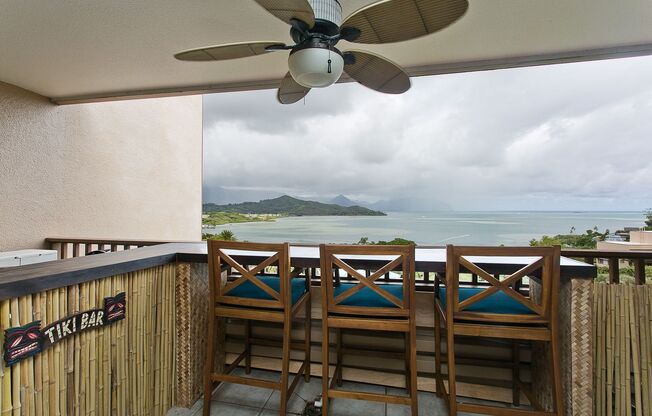 Three Bedroom Penthouse Townhome with beautiful view of Kaneohe Bay