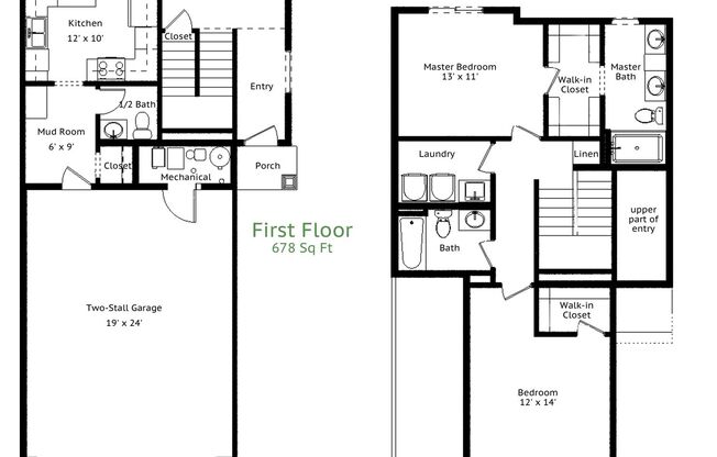 2 beds, 2.5 baths, 1,546 sqft, $1,995, Unit 3822