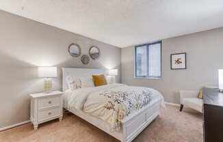 White regal bedroom