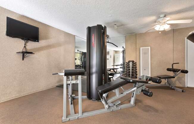 Sherman Oaks Apartments gym area