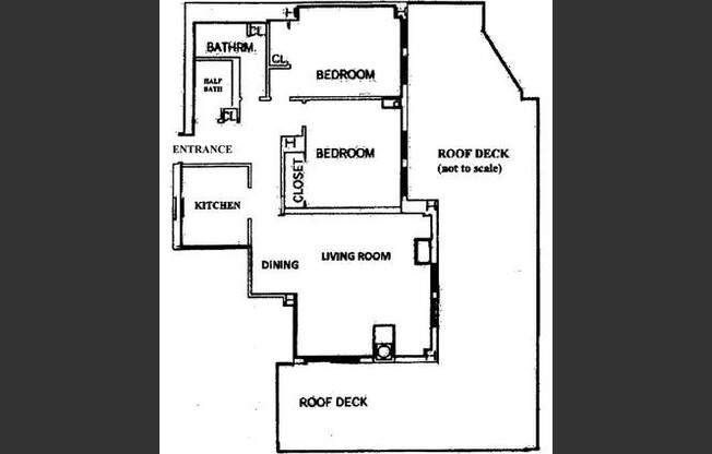 2 beds, 1.5 baths, 836 sqft, $4,750, Unit PHN