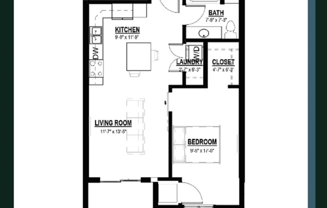 1 bed, 1 bath, 620 sqft, $1,385, Unit 5380205
