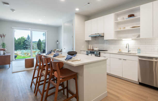 Kitchen with Stainless Steel Appliances