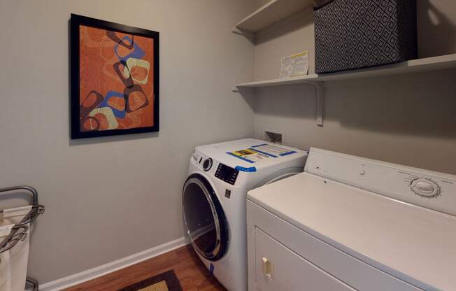 In Unit Washer and Dryer at University Ridge Apartments, North Carolina