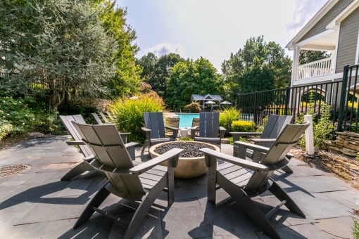 Outdoor Firepit at Willowest in Vinings in Atlanta, GA 30339