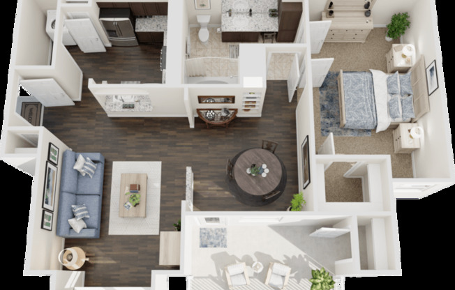 1 bed, 1 bath, 805 sqft, $1,504