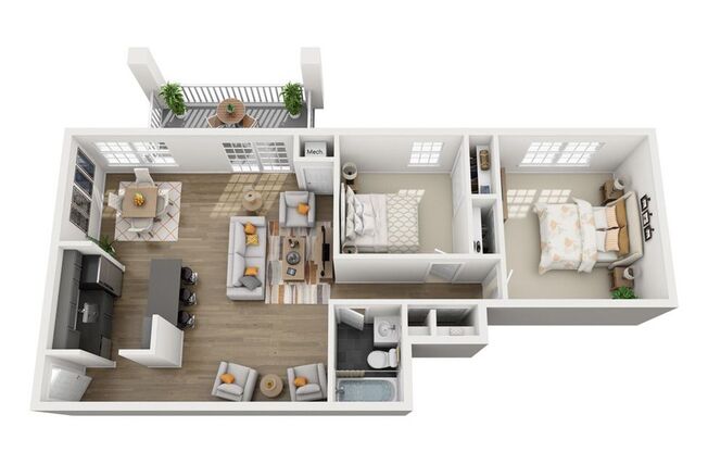 2 beds, 1 bath, 925 sqft, $1,990