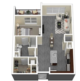 1 bed, 1 bath, 795 sqft, $2,164