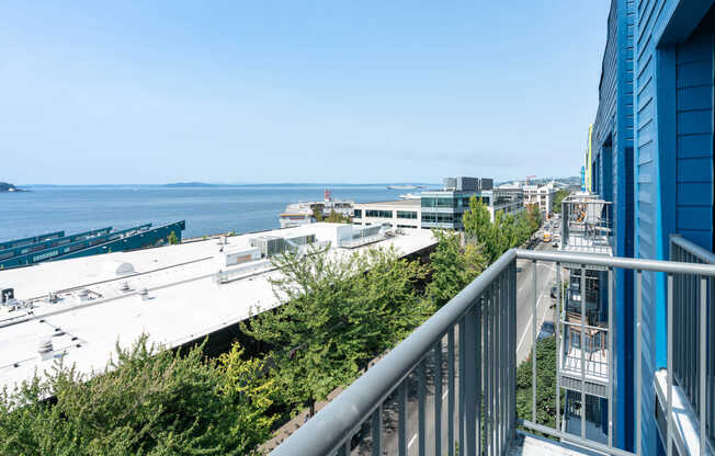 Private Balcony with Views of Puget Sound