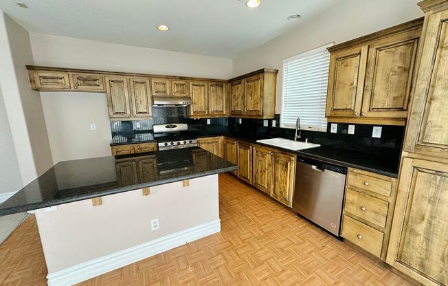 Rhodes Ranch guard gated golf course community home with a bedroom & full bath downstairs! Upstairs the home has an open & spacious loft! Very large master bedroom and bathroom with a huge closet!