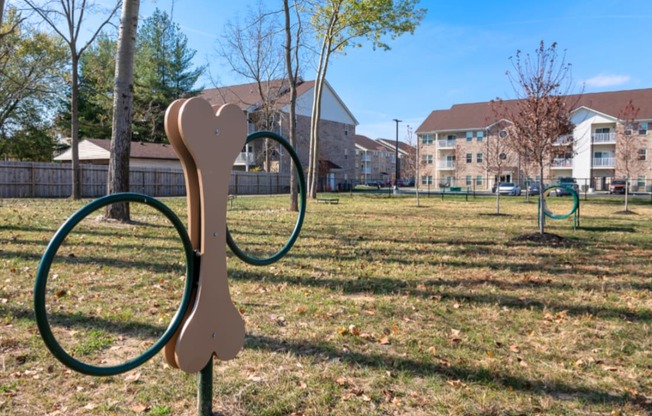 The Bark Park, the dog park at Sandstone apartment with fun activities for the dogs