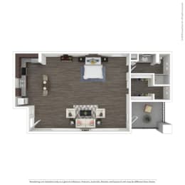 Studio, 1 bath, 844 sqft, $2,159