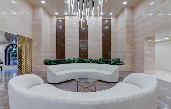a room filled with furniture and a tub