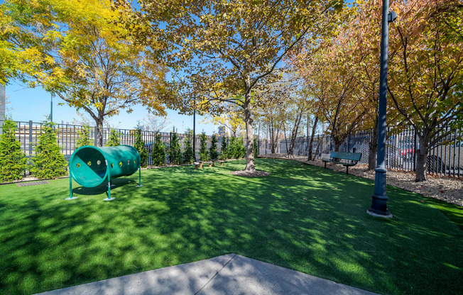 Resident dog park at West 130.